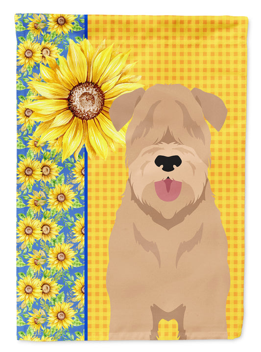 Buy this Summer Sunflowers Red Wheaten Terrier House Flag