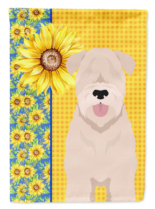 Buy this Summer Sunflowers Soft Coated Wheaten Terrier House Flag