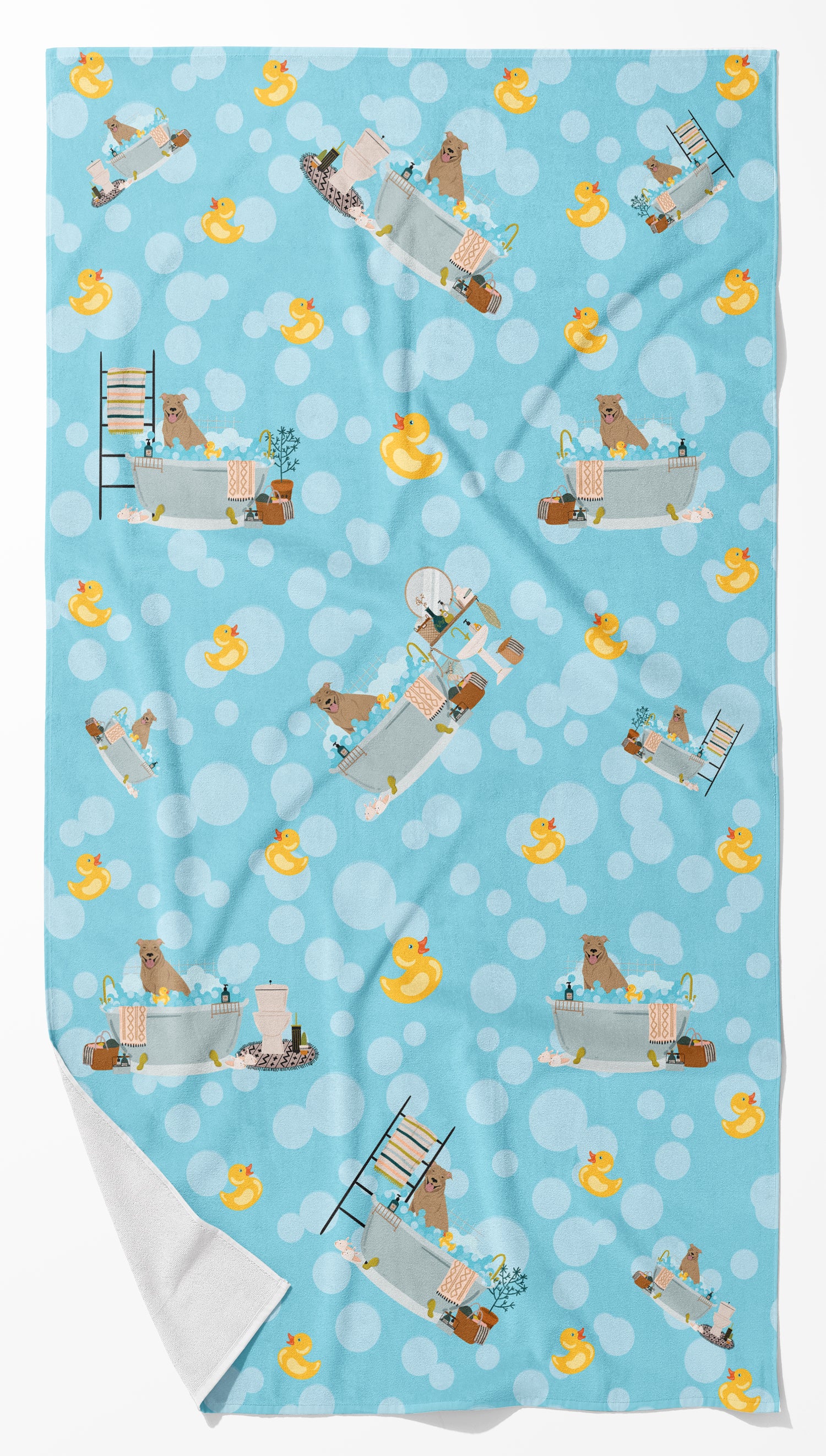 Buy this Fawn Pit Bull Terrier Bath Towel Large