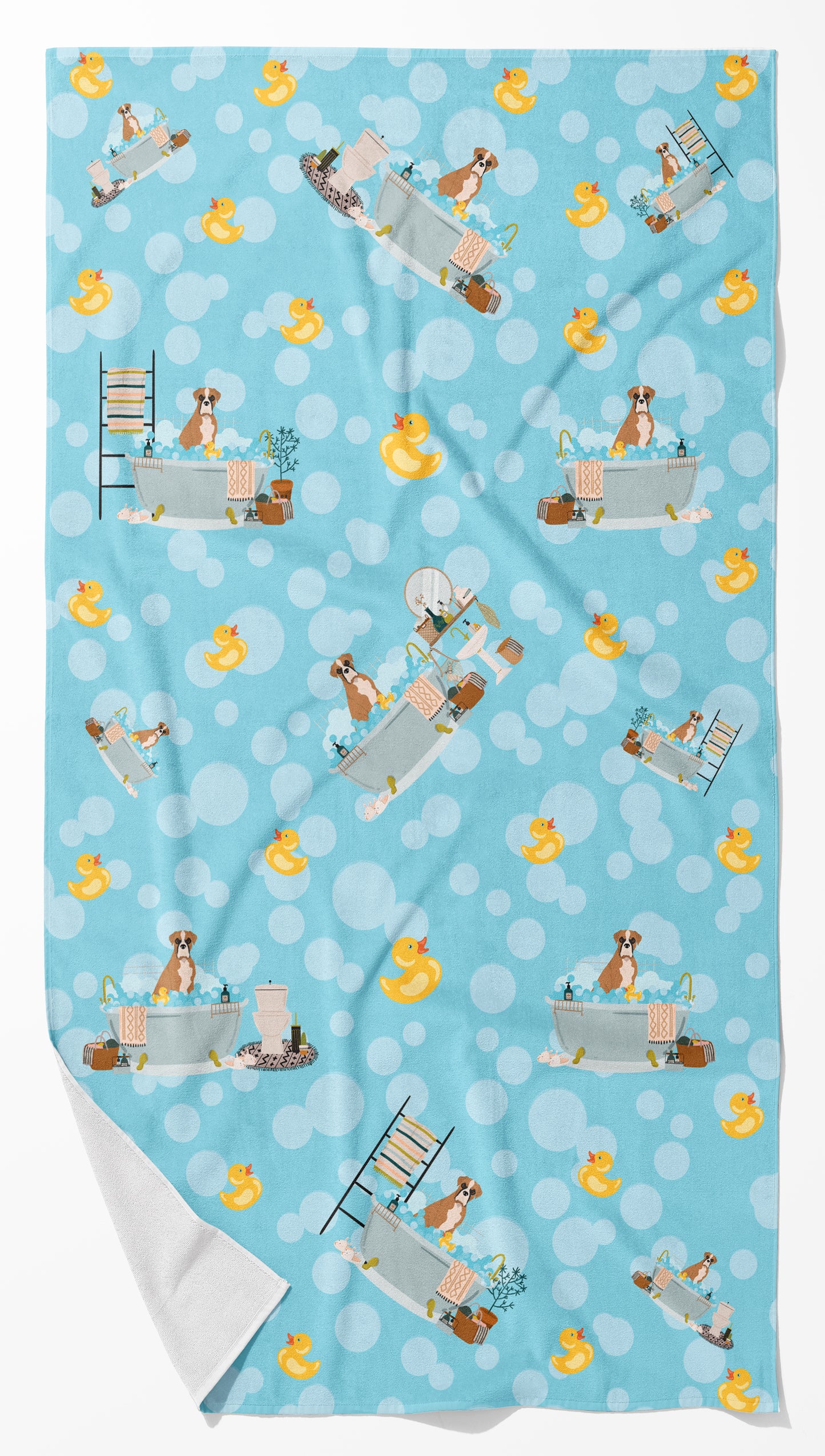 Buy this Natural Eared Fawn Boxer Bath Towel Large