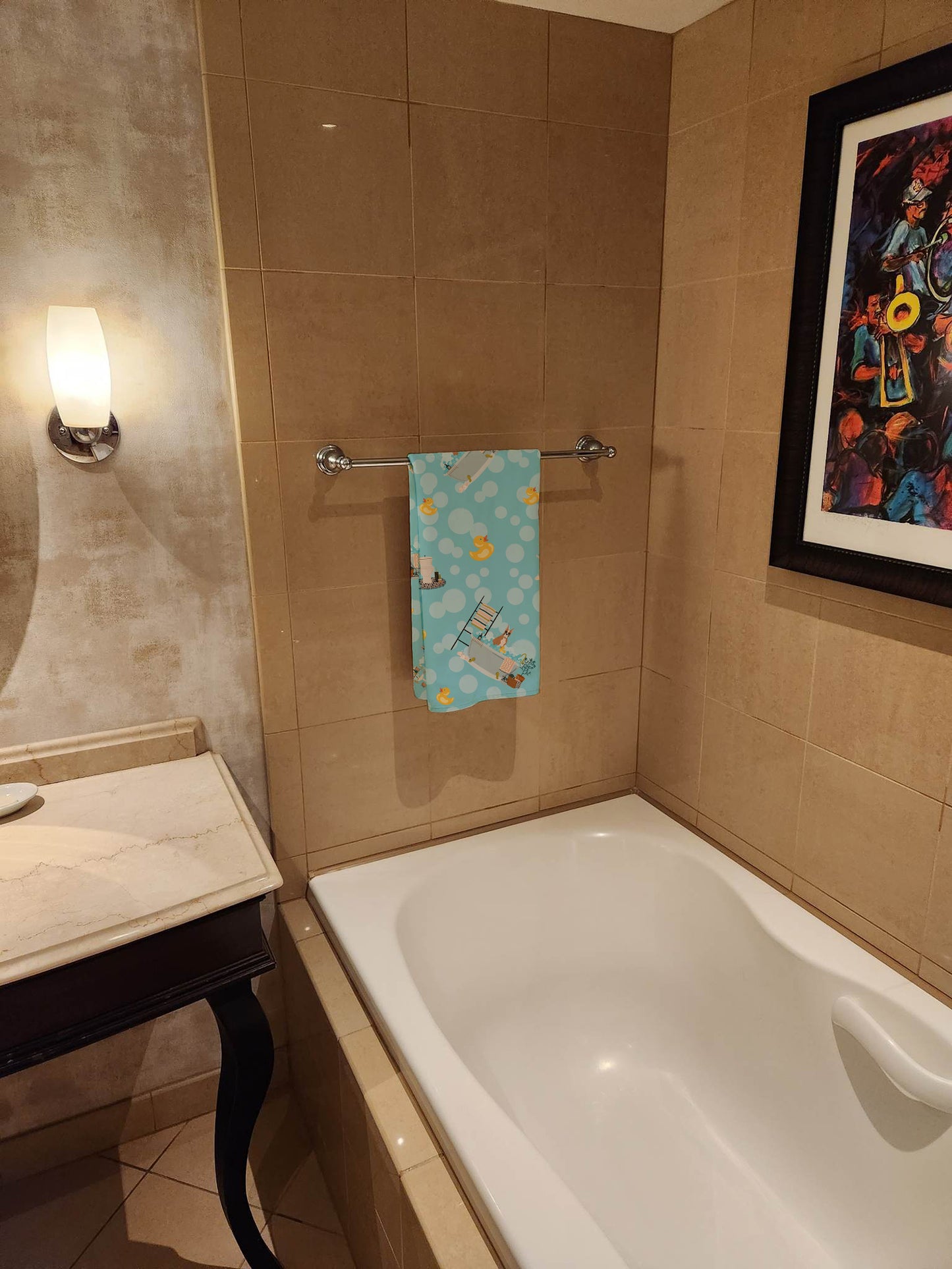 Fawn Boxer Bath Towel Large