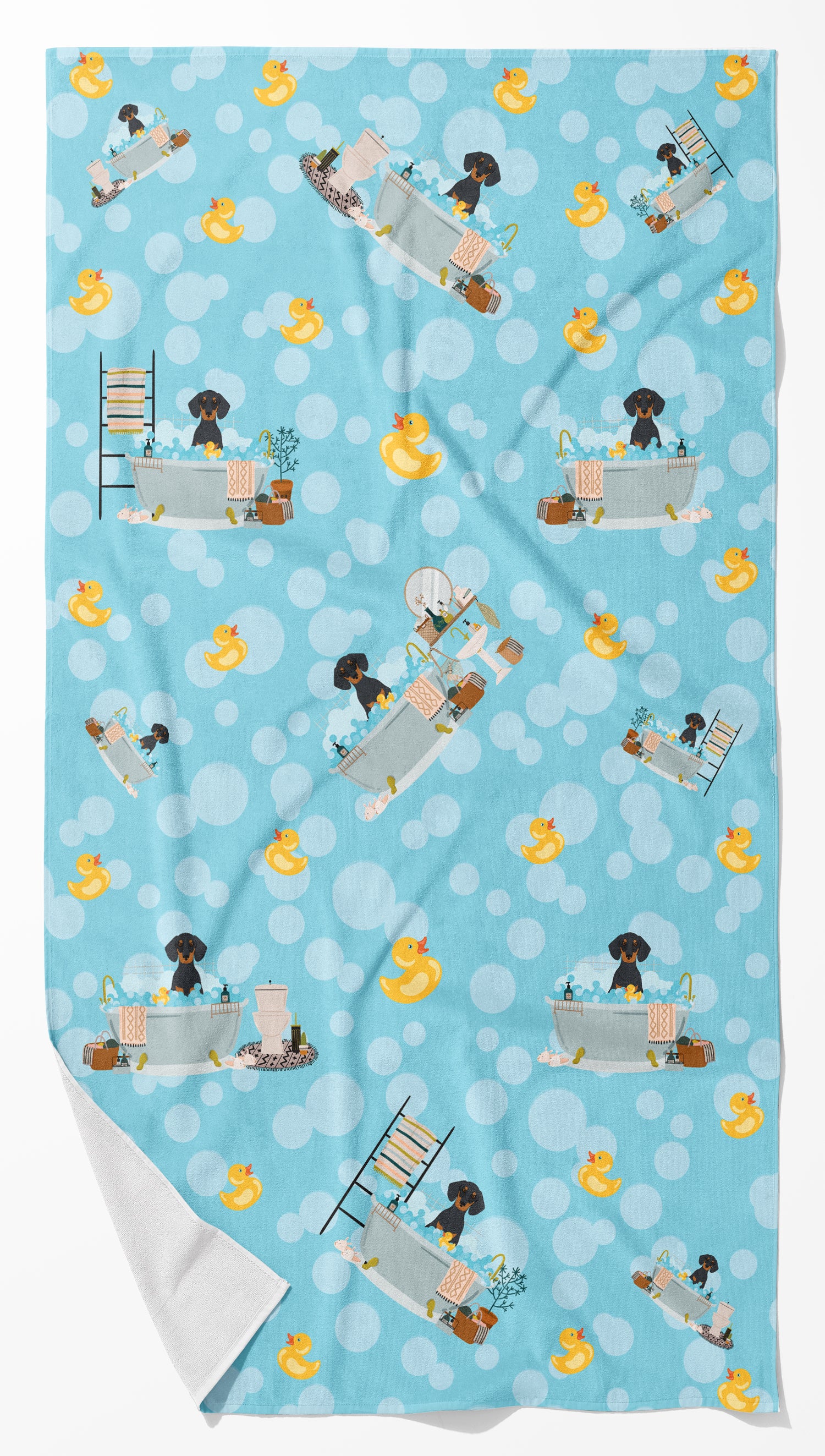 Buy this Black and Tan Dachshund Bath Towel Large