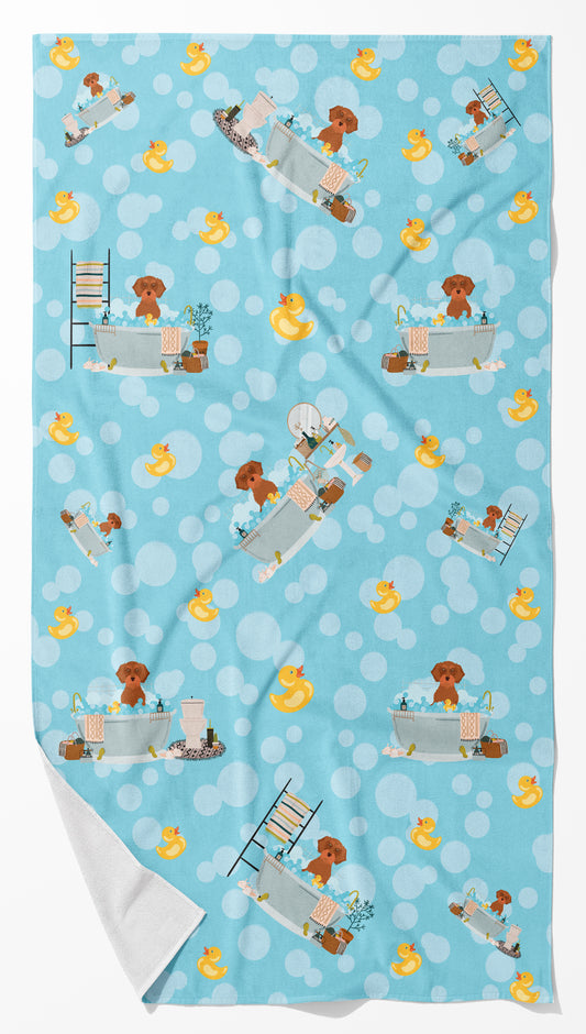 Buy this Wirehair Red Dachshund Bath Towel Large