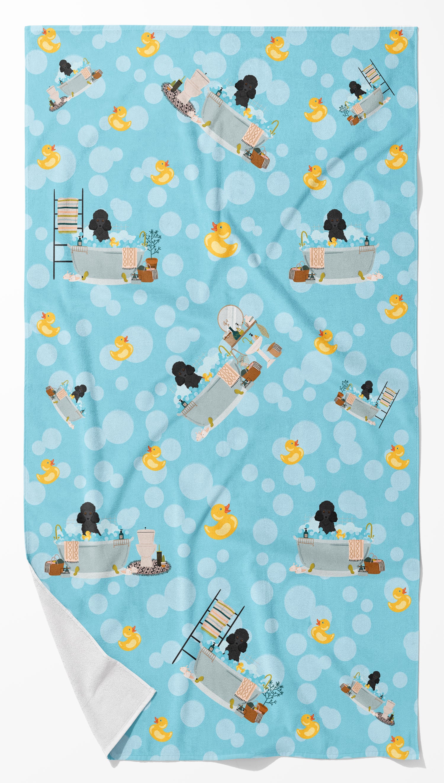 Buy this Toy Black Poodle Bath Towel Large