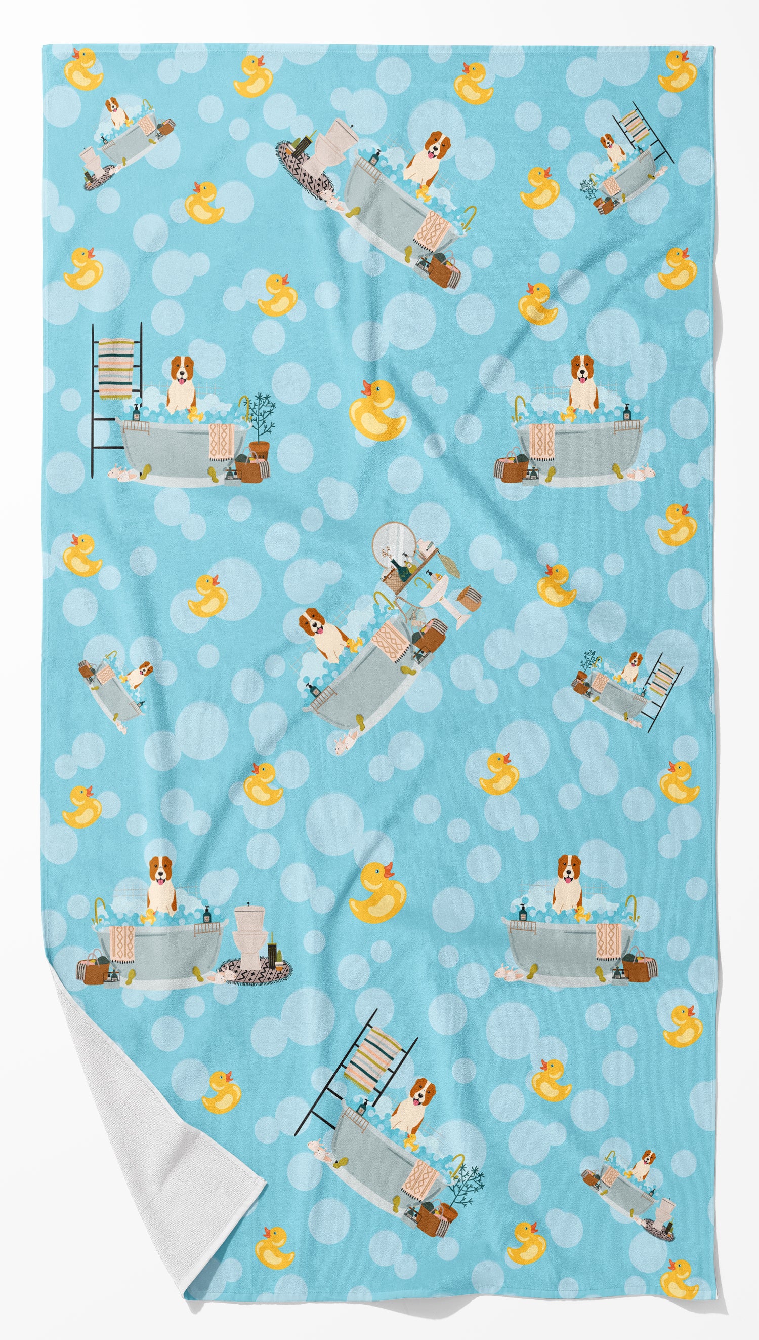 Buy this Central Asian Shepherd Dog in Bathtub Bath Towel Large
