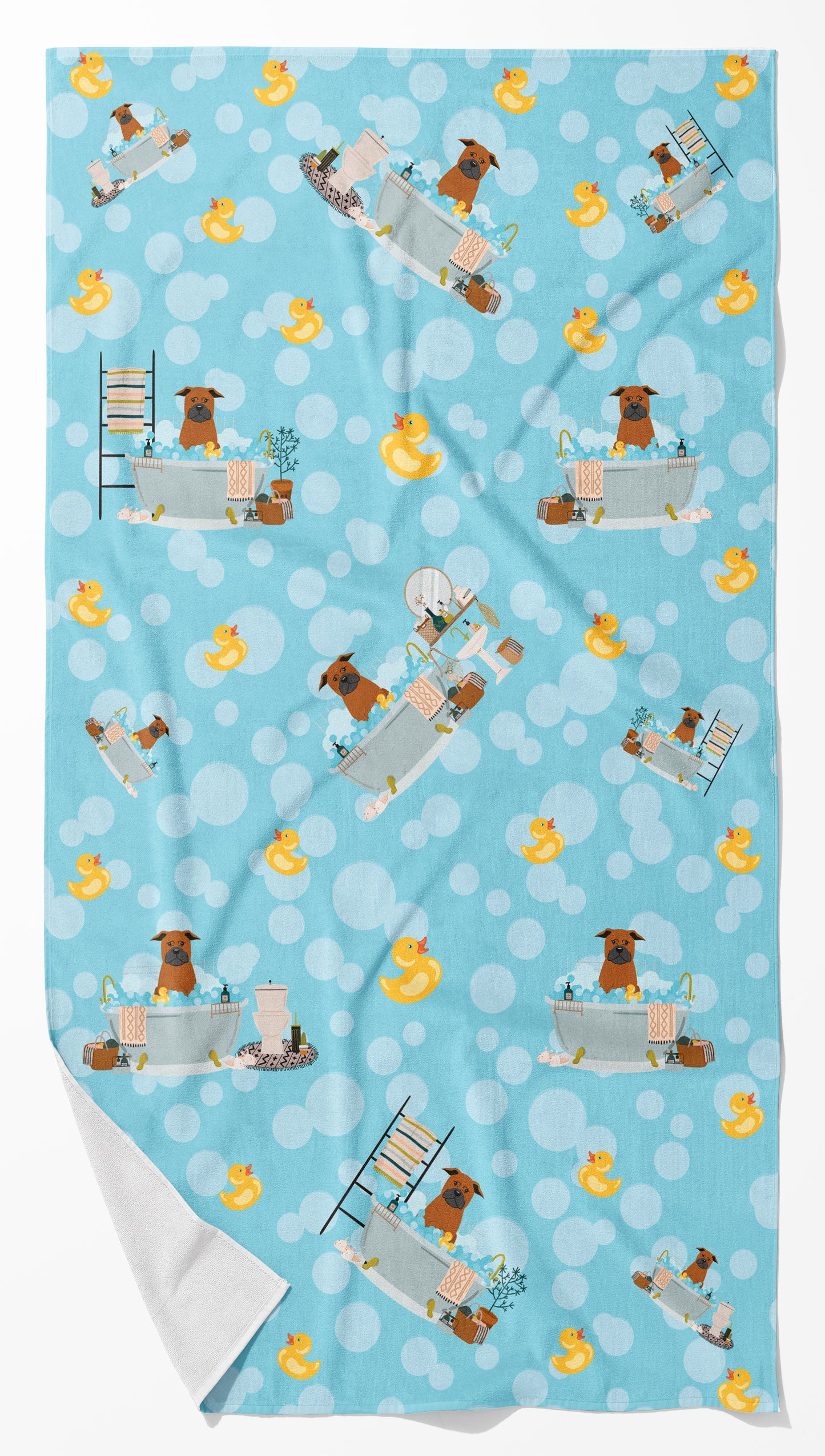 Buy this Chinese Chongqing Dog in Bathtub Bath Towel Large