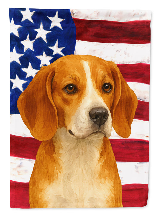Buy this Red and White Beagle American Flag House Flag