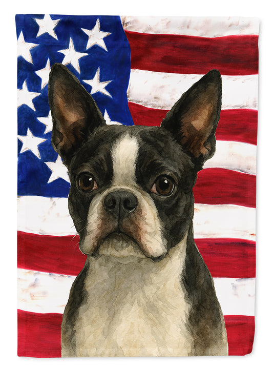 Buy this Boston Terrier American Flag House Flag