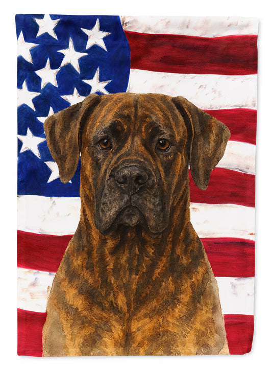 Buy this Brindle Cane Corso American Flag Garden Flag