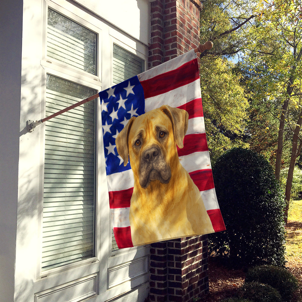 Fawn Cane Corso American Flag House Flag