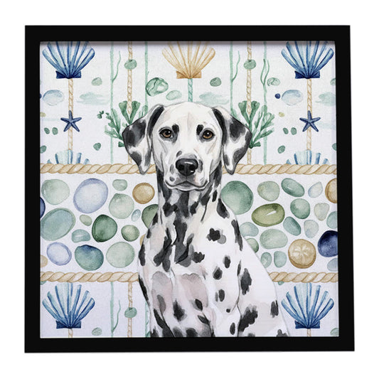 Buy this Dalmatian Coastal Sea Glass Framed Metal Print