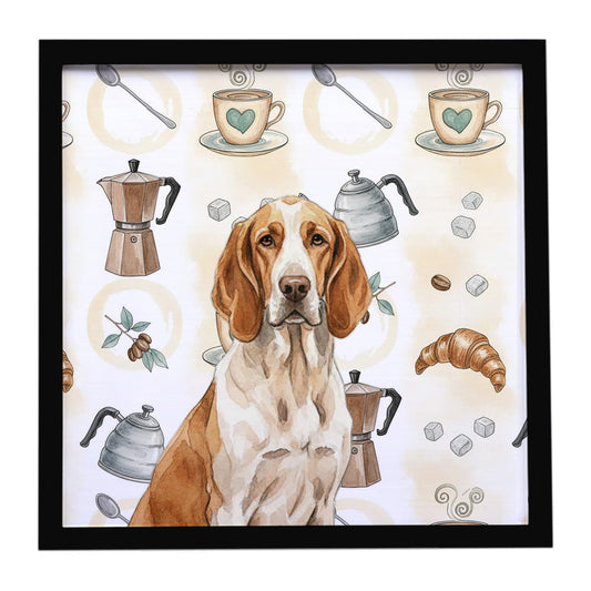 Buy this Bracco Italiano Coffee Bar Framed Metal Print