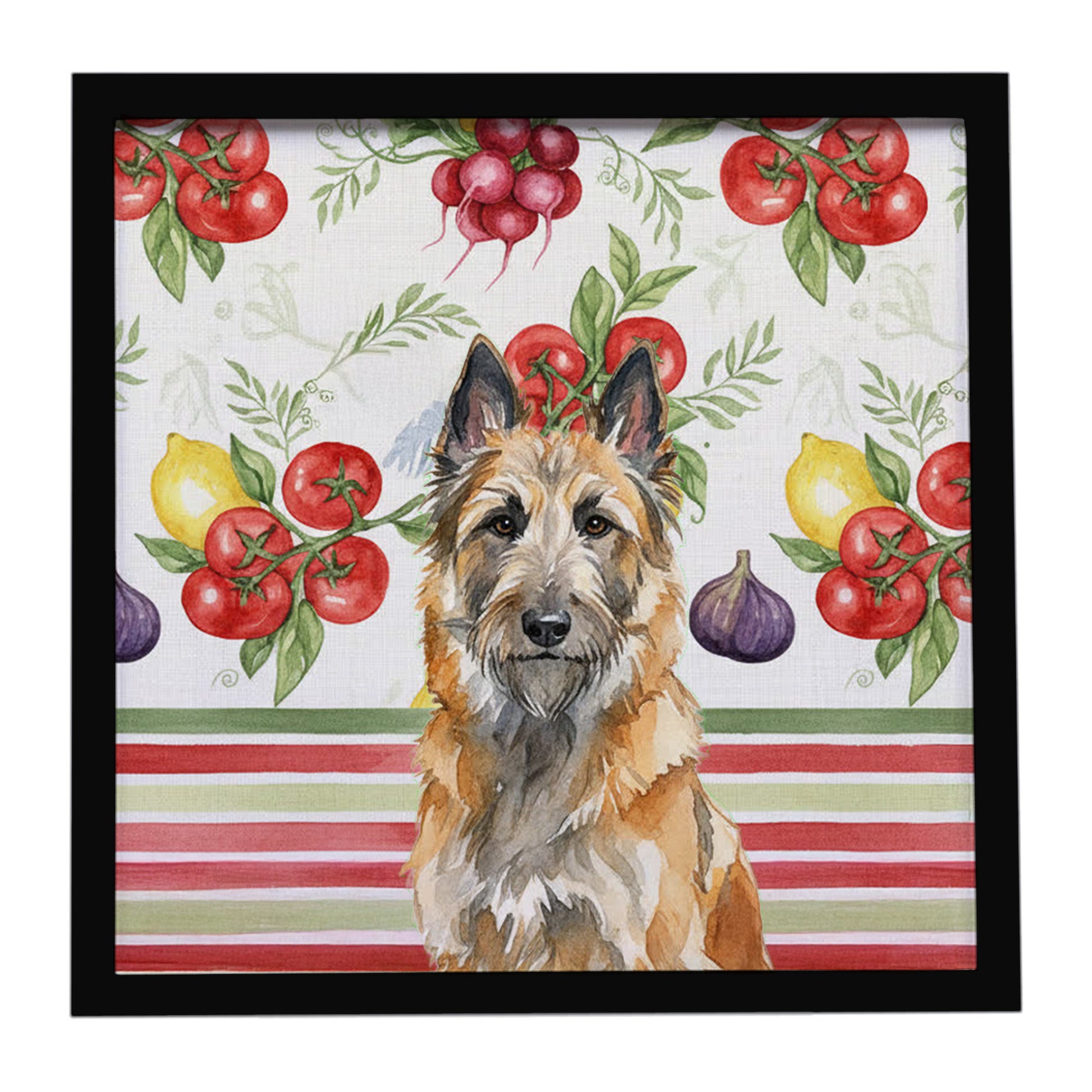 Buy this Belgian Laekenois Vegetables Framed Metal Print