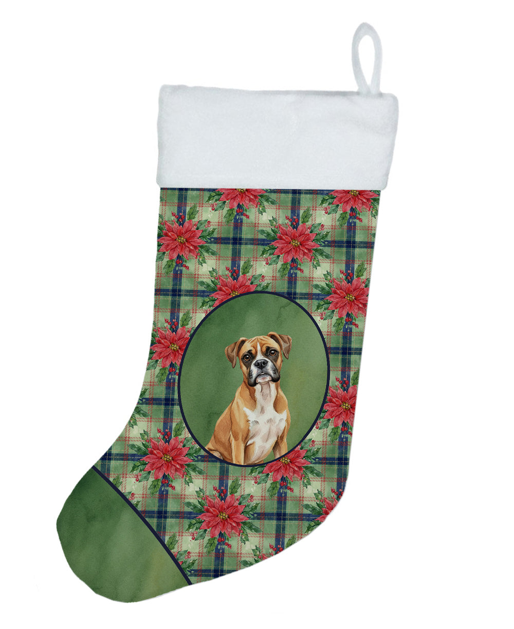 Buy this Boxer Christmas PoinsettIas Holiday Stocking