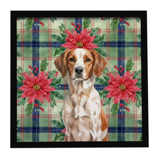 Buy this Roan Brittany Christmas PoinsettIas Framed Metal Print