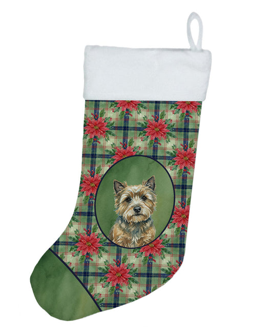 Buy this Cairn Terrier Christmas PoinsettIas Holiday Stocking