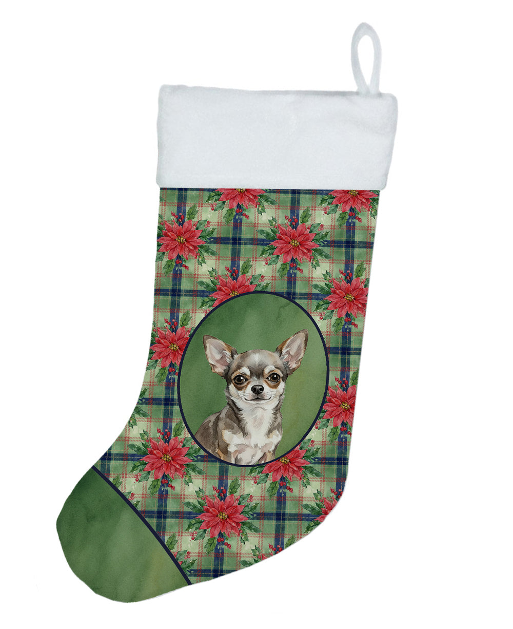 Buy this Chihuahua Christmas PoinsettIas Holiday Stocking